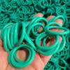 Junta tórica de caucho fluorado verde, espesor de junta de sellado de caucho, impermeable y resistente a altas temperaturas, diámetro del cable de junta de caucho 1,5/2/2,4