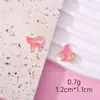 Accesorios para Uñas Arte de Uñas Corazón Rosa Mariposa Materiales DIY Pedrería Decorativa Decoraciones de Uñas Rosa Accesorios de Uñas Portátiles