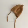 Chapéu Pontudo Coreano Ins~Novo Chapéu para Bebê Piu Piu Menino e Menina Outono e Inverno 0 a 3 Meses Chapéu de Lã Tricotado
