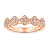 Anillo de plata de ley s925 con trébol de cuatro hojas de moda de personalidad europea y americana transfronteriza Tong Lin, anillo de diamantes de circonita, regalo de San Valentín