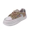 Zapatos Holgados de Verano para Mujer, Estilo Hada, Punta Abierta, Transpirables, Versátiles, Plataforma, Estudiante, Blancos 888-1