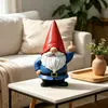 Figurillas de gnomos de resina exclusivas transfronterizas, perfectas como regalos para las fiestas del Día de la Independencia, y un popular superventas de Amazon para decoración de jardín