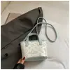 Bolsa de Mão Feminina Versátil Estilo Coreano com Gato em Relevo 2026 Nova Moda Elegante para Trabalho Passeio Bolsa de Ombro Único Transversal