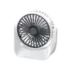 Ventilador de Escritorio Pequeño Ventilador Pequeño Ultra Silencioso Mesa de Oficina Estudiante Dormitorio Cama Carga USB Ventilador de Escritorio Pequeño para el Hogar