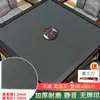 Mantel de Mahjong, Accesorios de Mantel para Máquina Automática de Mahjong, Diseño de Piel de Vaca, Engrosado, Sin Fichas Impresas, Tapete de Tela de Mahjong para Mesa
