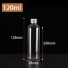 Botella Transparente Dispensadora de Líquido para Mascotas 10 30 50 100ml Aceite Esencial Medicina para Peces Botella Pequeña Tapa de Aluminio Botella de Plástico