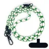 Cuerda de 10 mm de grosor, cordón para funda de teléfono móvil, espaciador, cuerda ajustable para colgar el teléfono móvil, cuerda para correa de cámara, parche para colgar el cuello