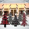 Nuevo letrero de suelo navideño con diseño de cachorro Grinch, letrero impermeable para césped de fiesta al aire libre, jardín