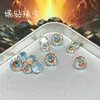 Suministro Directo de Fábrica Gradiente Especial Corte Nido de Pájaro 6-8mm Pendientes de Zirconia Joyería para Uñas Artísticas DIY Pendientes Piedras Sueltas