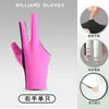 Guantes Profesionales de Billar, Sin Dedos, Transpirables, Estilo Snooker, Unisex, Ajuste sin Costuras en Tres Dedos, Absorción de Humedad, Secado Rápido, Personalizable