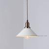Loft nórdico Tampa de pote industrial Lustre de cabeça única Restaurante Bar Chá de leite Loja Bar Loja de roupas Abajur branco