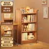 Estante de livros de madeira maciça prateleira de armazenamento de chão armário de vão estreito de madeira de pinho armário de armazenamento doméstico infantil estante simples de canto da sala de estar