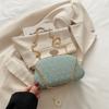 Diseño de Moda Estilo Hong Kong Carcasa Dura Color Sólido Combinable Bolso de Noche Moda Femenina 2025 Verano Nuevo Bolso de Hombro Cruzado