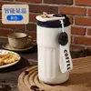 Copo Térmico com Logo Personalizado, Copo de Água para Presente Promocional, Copo Térmico com Display Inteligente de Temperatura, Copo de Café Octogonal em Aço Inoxidável a Vácuo