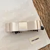 Pinza para coleta de plátano con lazo de satén elegante de alta calidad estilo coreano pinza para el pelo para coleta peinado semirecogido accesorio para el pelo de la parte posterior de la cabeza pinza para el pelo
