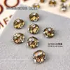 Joyería de bola de diamante para arte de uñas K9 explosivo super brillante alta lujo cristal blanco multicorte pila joyería para arte de uñas