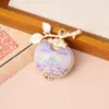 Nuevo Brocado Song de Estilo Chino Colgante de Caqui de Doble Cara Amuletos para Bolsos DIY Tienda Creativa Cultural Broche Hanfu Colgante Accesorio