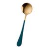 Cuchara Pequeña de Acero Inoxidable de Celebridad de Internet de Fábrica Cuchara de Sopa para el Hogar Creativa Linda Estilo Coreano Mango Largo Cuchara de Comedor para Niños