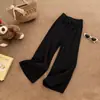 Pantalones Casuales de Verano para Niñas, Elegantes, de Marca de Moda para Niños, Estilo Japonés y Coreano, Holgados, de Canalé, Cortos, de Pierna Ancha