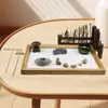 Atacado de fábrica mesa de areia para micro paisagismo decoração Zen chinesa artesanato decoração de mesa para casa e escritório sala de estar