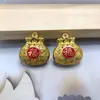 Bolsa de Dinero con Carácter Fu Guochao Llavero Colgante Collar Nuevo Estilo Chino Colgante Aleación Color que se Conserva Galvanoplastia Hueco Bolsa de la Suerte Venta al por Mayor