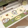 Alfombrilla de ratón de oficina de dibujos animados Hello Kitty, Alfombrilla de escritorio extragrande, Resistente a las manchas, Fácil de limpiar, Mantel de tierra de diatomeas absorbente de agua