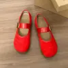 Comercio electrónico transfronterizo: Colección de otoño 2026 de zapatos planos nuevos, con un estilo retro francés, suelas suaves y cierres de velcro; zapatos Mary Jane para mujer