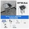 Lavabo portátil de plástico con bomba, lavabo para balcón, fregadero temporal para cocina exterior, lavabo simple de un seno con soporte