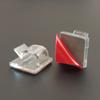 XK001 negro y blanco pegamento rojo auto-adhesivo abrazadera de cableado 7mm cable de red cable asiento de fijación cableado transparente abrazadera de cableado