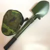 Ferramentas de hardware para exterior verde militar pá dobrável tamanho grande e médio pequeno pá pequena cabo triangular pá de engenheiro de acampamento pá dobrável