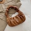Bolso de mano dorado de bolsillo Xiao Rui 2021 nuevo bolso baguette casual bolso de axila bolso nube textura plisada bandolera de hombro