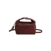 Bolsa Quadrada Pequena de Mão Retrô Coreana Atacado Bolsa Feminina Inverno 2025 Nova Estampa de Leopardo Bolsa de Ombro de Luxo Leve Bolsa Transversal para o Dia a Dia