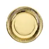 Navidad Año Nuevo Oro Plata Estrella de Cinco Puntas Plato de Papel Desechable Forma de Estrella Plato para Cena Decoración para Fiesta de Cumpleaños