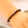 Pulsera de cuentas de jade de 8 mm ojo de diablo trae buena suerte y buenos deseos a Europa y Estados Unidos joyería popular venta al por mayor