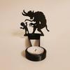 Suporte de Sombra Engraçado Halloween Suporte de Vela Interessante Decoração de Mesa Estilo Europeu e Americano Ornamento de Metal