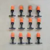 Cabezal de Aspersión Atomizador Rojo de Salida Única para Niebla Refrigerante, Flujo y Alcance Ajustables, Sistema de Nebulización para Jardinería