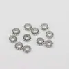 Acessórios para Pulseira de Contas Espaçadoras Torcidas de Prata Vintage Xizang Acessórios de Material Espaçador de Contas de Floco de Neve Atacado