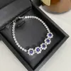 Pulsera Versa Nuevo Color Celebridad en Vivo Tesoro Pulsera para Mujer Chapado en Oro de 18K Moda Nicho Elegante Calcedonia Verde Joyería de Mano