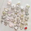 Celebridade da Internet Planeta Feliz Acessórios para Unhas de Liga Western Rainha Mãe Terra Planeta Laço Estrela Lua Decoração de Unhas Adesivos