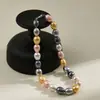 Collar de Perlas Barrocas Otoño e Invierno Colgante para Mujer Cadena de Suéter Lujo Ligero Gama Alta Clavícula Listo para Enviar Mayorista de Perlas