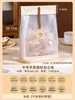 Bolsa de empaque para galletas Caramelo crujiente de copo de nieve Turrón Snacks Toffee Bolsa para hornear Caja de empaque Papel kraft Bolsa con base