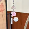 Estilo Ins Carrillón de Viento de Botella Flotante Llavero de Teléfono Colgante Pequeño Medusa Estrella Correa para Bolso Decoración Versátil para Mujeres