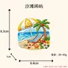 Imanes de Refrigerador 3D de Hainan Comida Especial Cultural y Creativo Decoración del Hogar Recuerdo de Viaje Imanes Decorativos de Resina Regalo