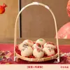 Decoração e ornamentos para mesa de chá de casamento, arranjo de mesa para decorar a sala de estar, quarto de noiva de alto padrão, conjunto de cerimônia de chá de noivado estilo chinês novo