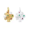 Plata de Ley S925 Chapada en Oro Colgante Árbol de la Fortuna Árbol del Dinero Multi-Tesoro Pulsera de Perlas DIY Collar Accesorios de Plata