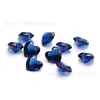Wuzhou Pedra Preciosa Coração de Vidro Pedra Solta Atacado 3*3-8*8mm Coração de Vidro Cabochão com Fundo Pontudo Fornecedor Fabricante