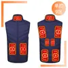 Chaleco calefactor inteligente de carga transfronteriza chaleco calefactor chaleco eléctrico chaqueta acolchada de algodón plumífero ropa chaqueta acolchada de algodón calefactable venta al por mayor