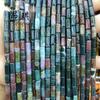 Cuentas de tubo de 4 x 8 mm, cuentas sueltas de piedra natural, cuentas cilíndricas, joyería de bricolaje, cuentas espaciadoras de tubo redondo, accesorios para pulseras, venta al por mayor