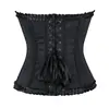 Body de Botones Jacquard con Lazo para Mujer Transfronterizo Sexy Ceñido a la Cintura Moldeador Corporal Adelgazante Corsé Corsé con Ballenas