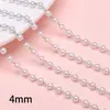 Corrente de Pérolas ABS Corrente de Contas Conectadas Corrente para Vestido de Noiva Acessórios DIY Feitos à Mão Acessórios de Cabelo Material Cordão de Mão Contas Acessórios para Joias